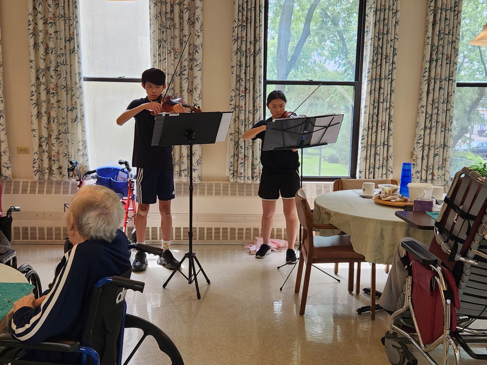 Photo at retirement home