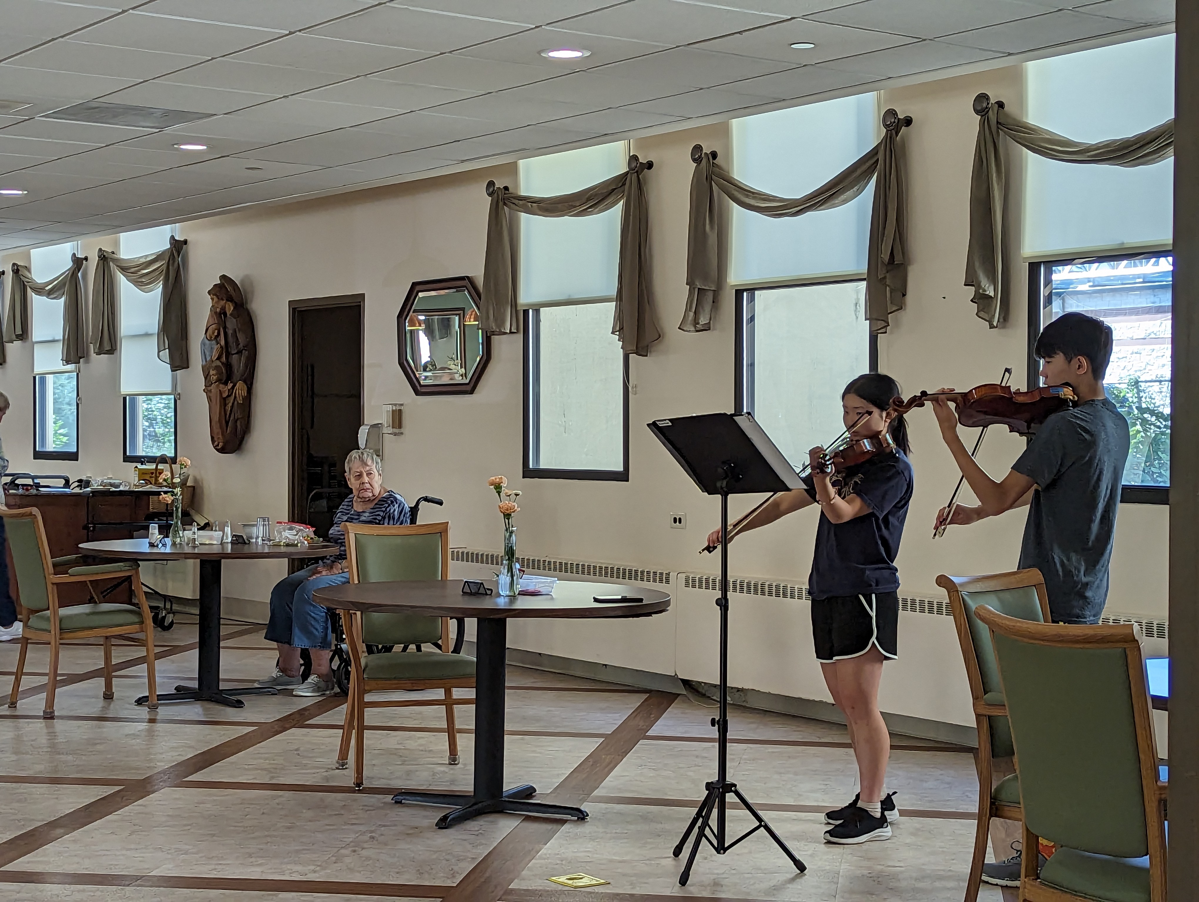 Photo at retirement home
