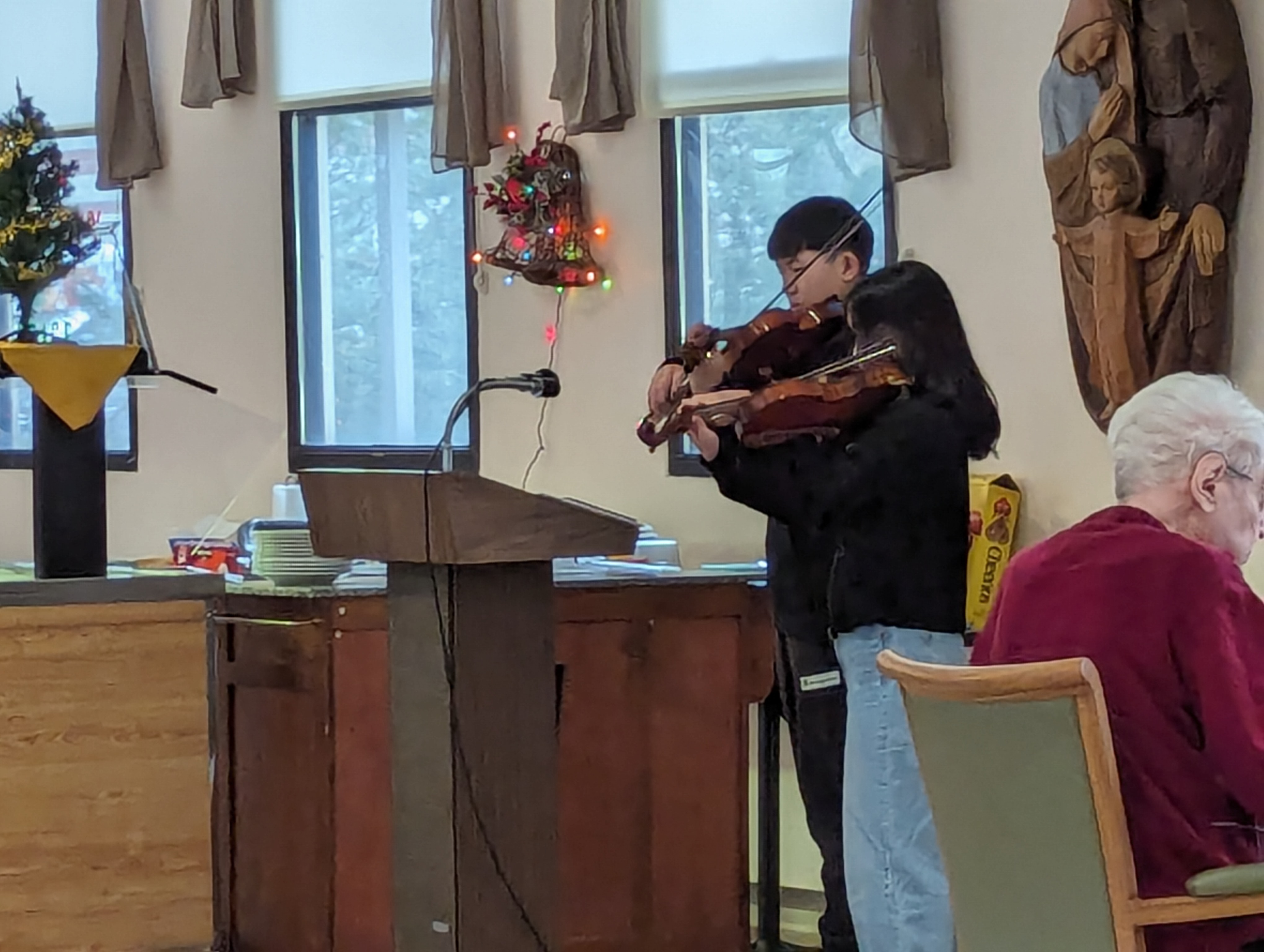 Photo at retirement home